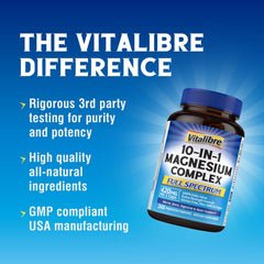 Vitalibre GMP-certified production label signals quality control