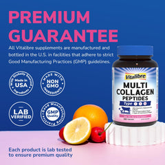 Vitalibre non-gmo 180-capsules packaging communicates value and trust.