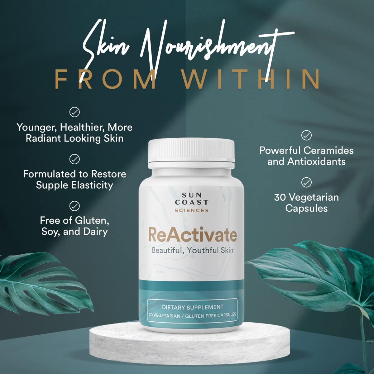 Vitalifi ReActivate packaging ready for daily skin health routine.