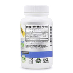 Vitalité Now Berberine ingredients label closeup emphasizes non-GMO sourcing.
