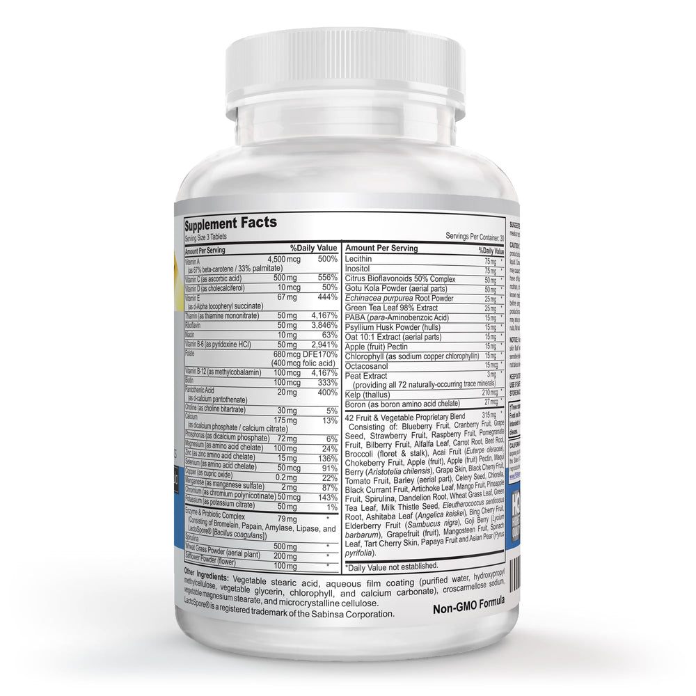 Vitalité Now dissolvable powder tray demonstrates easy daily greens and superfood consumption.