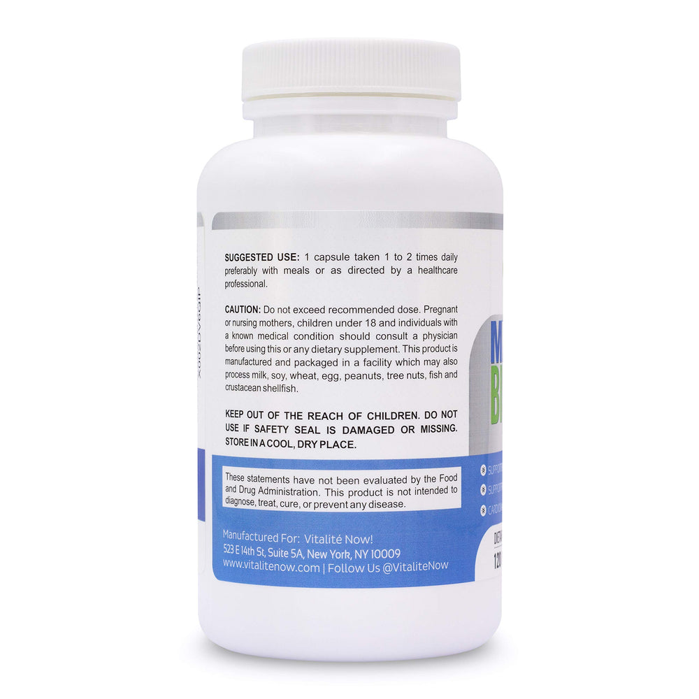 Vitalité Now sleep-support bisglycinate aiding relaxed bedtime routine.