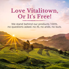 Vitalitown Probiotics with 30 strains icon representing broad probiotic coverage.