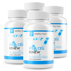 Vitality Now Stem Cell Renew bottle shown for daily wellness support