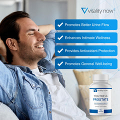 Vitality Now Youthful Prostate antioxidants with Vitamin E and Lycopene
