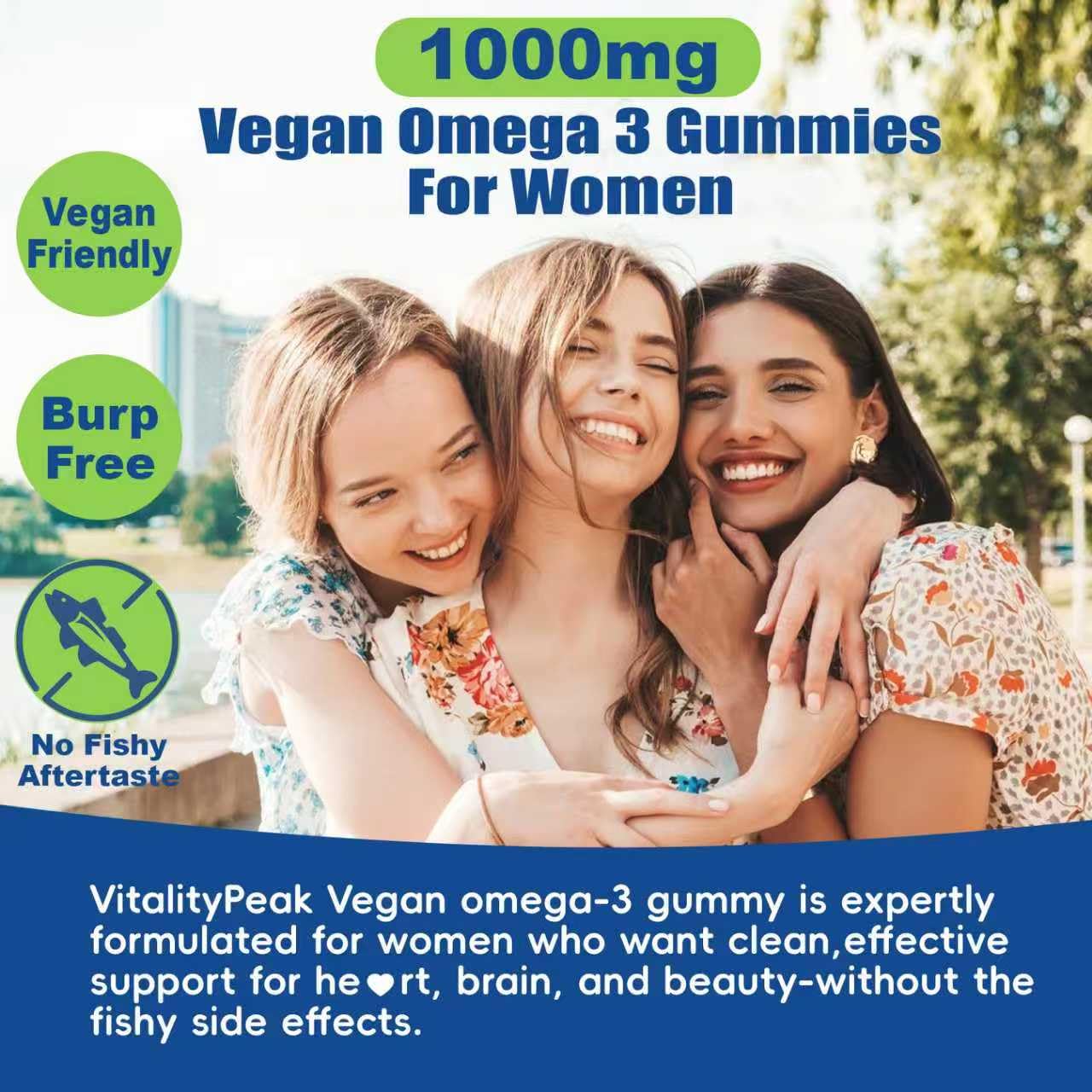 VitalityPeak daily-use scene showing easy omega-3 supplementation