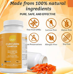 VitalRemedyMD PuroOmega Curcumin label close-up shows clean ingredients.