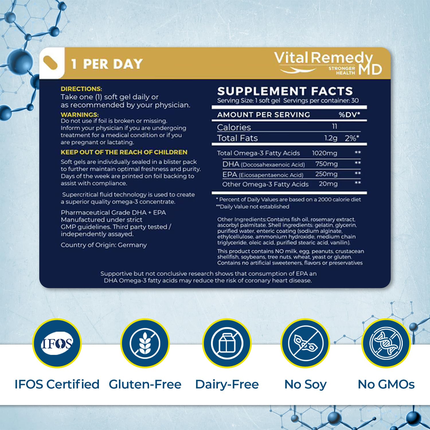 Sustainably sourced wild sardines and anchovies for VitalOils1000 ingredients.