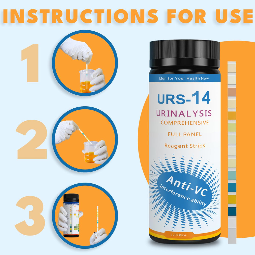VitalSmiles URS parameter panel highlights comprehensive urine analysis.