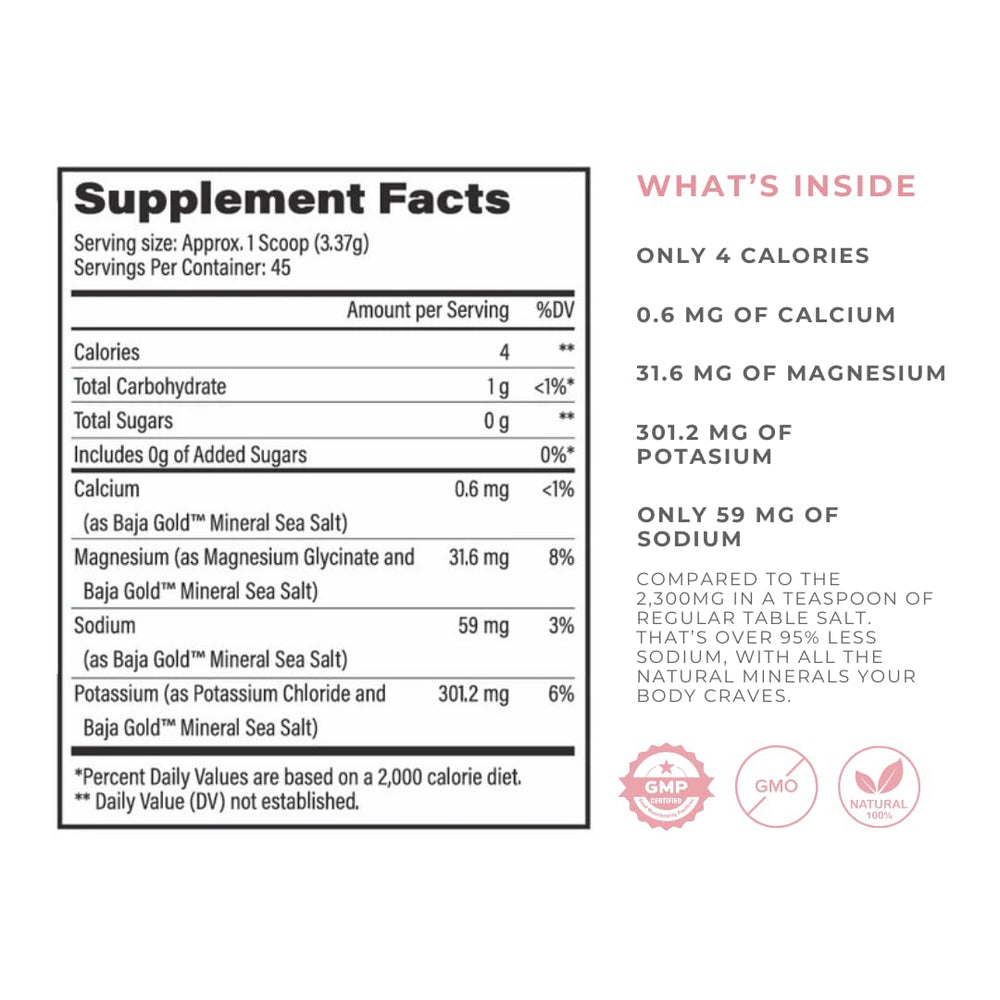 VITALSUPP Zero Sugar Low Sodium formula supports keto hydration without added sugar