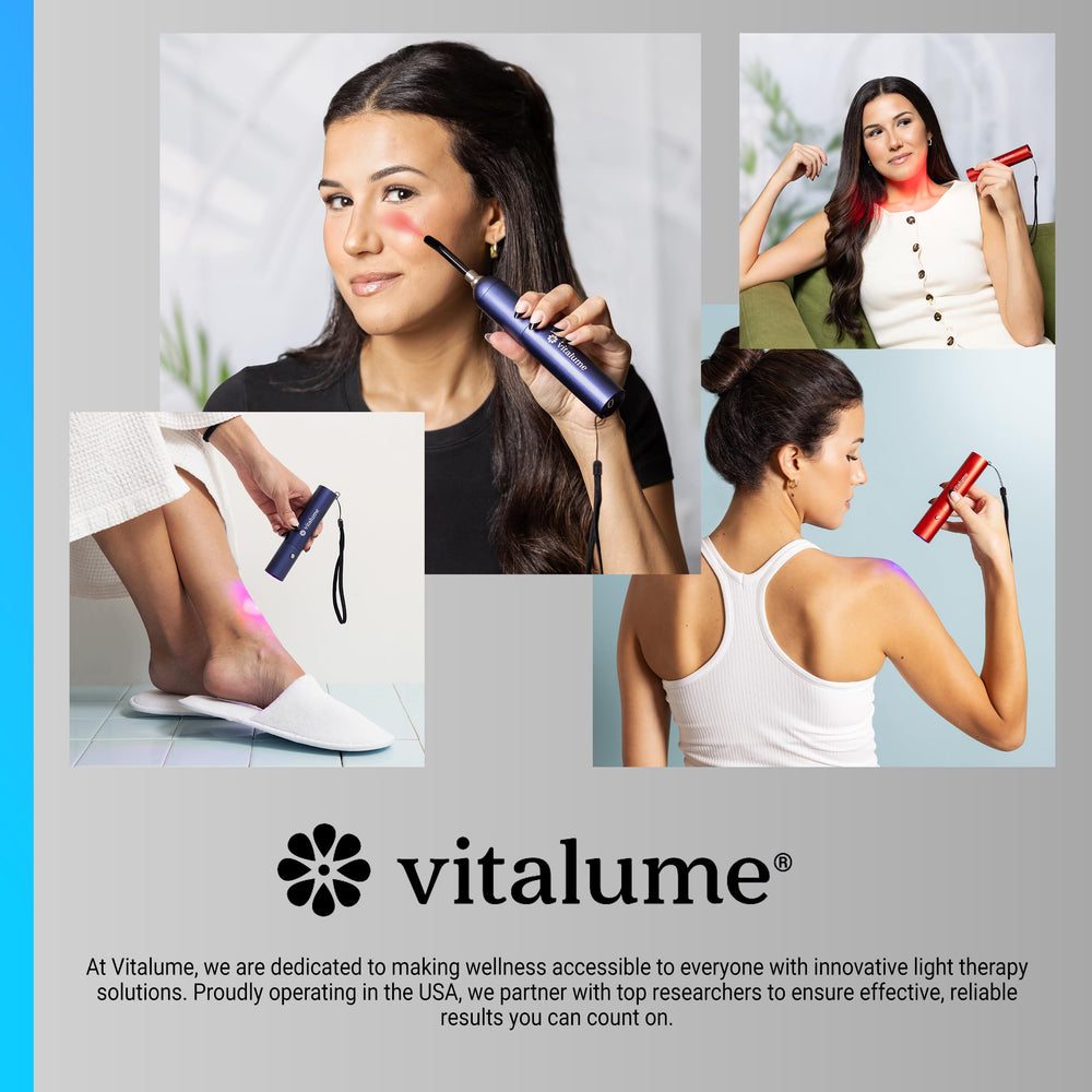 Vitalume wand with rechargeable battery enables cordless use.