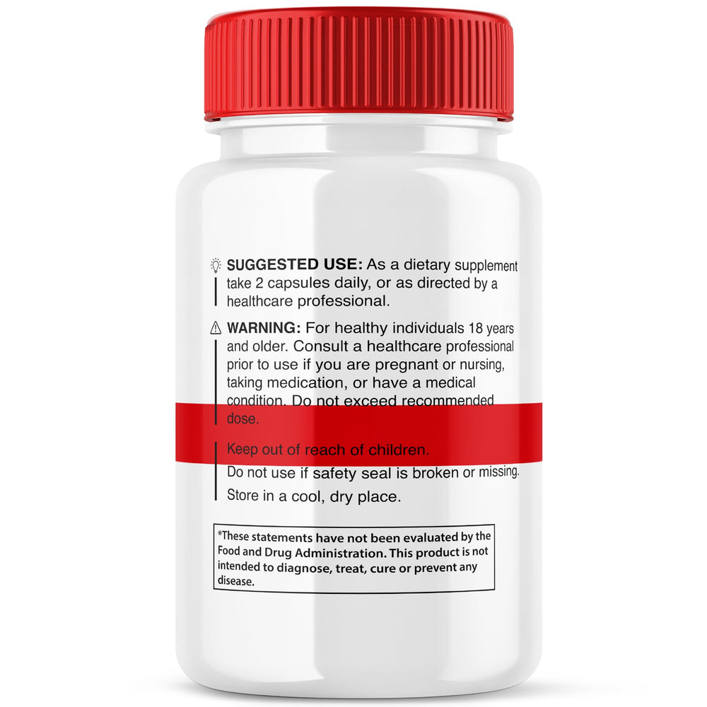 Vitaluxa GlucoAdvance bottle cap and label detail emphasizing premium design.