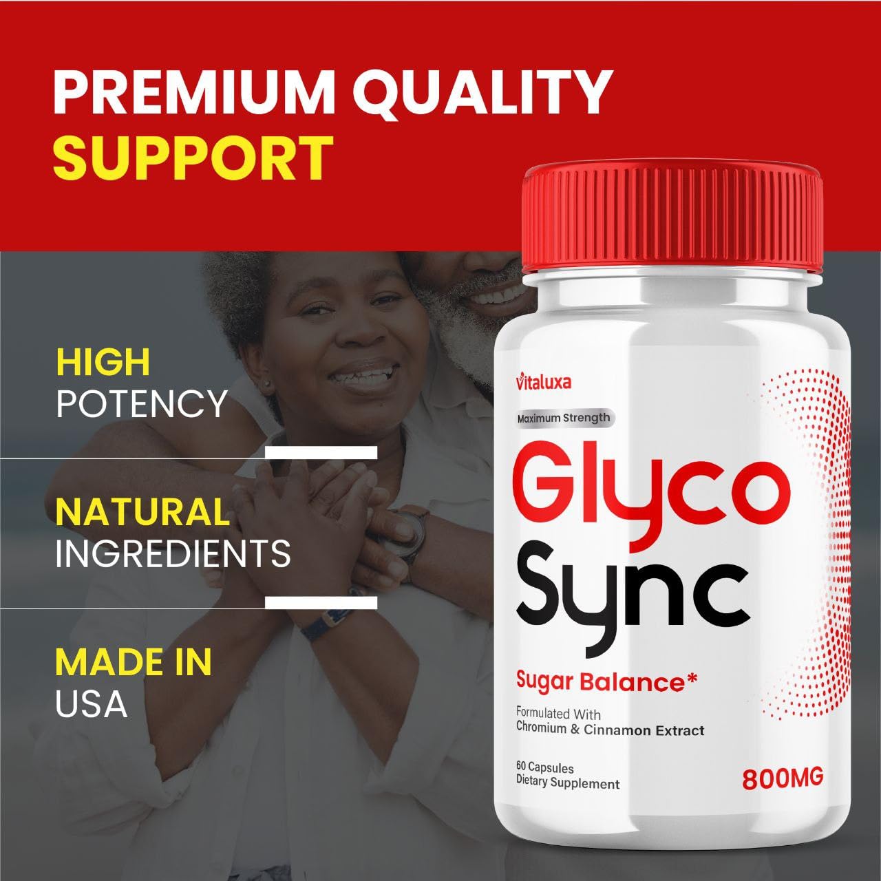 Vitaluxa Glucosyn glycogen capsules pack with vitamin-rich formula