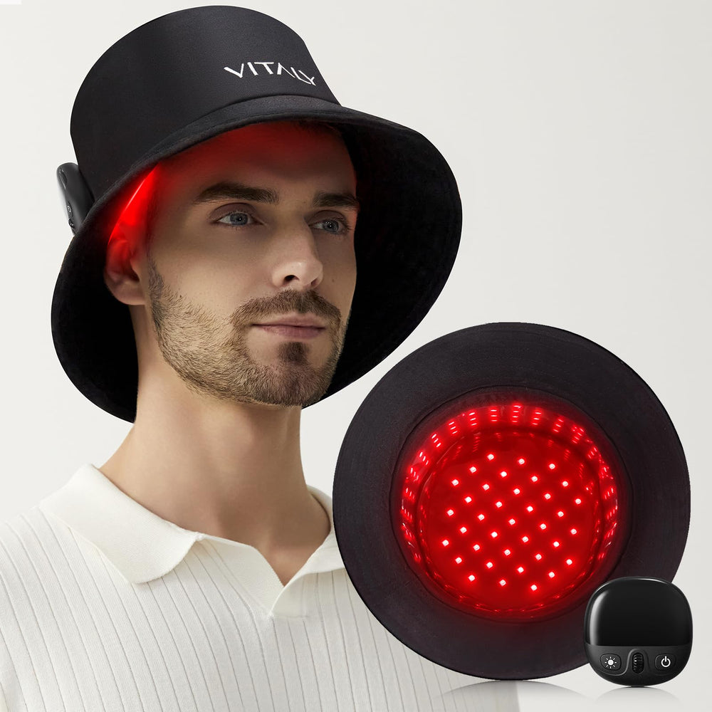VITALY red light cap for hair growth with full scalp coverage for potential regrowth