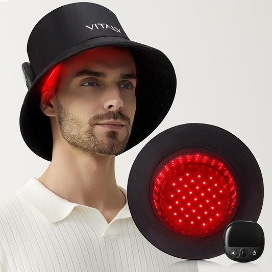 VITALY red light cap for hair growth with full scalp coverage for potential regrowth