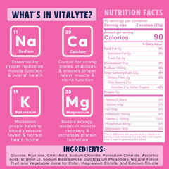 Vitalyte no artificial colors or flavors claim supports clean ingredients