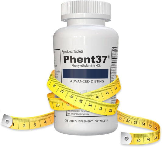 Vitamart Phent37 bottle front showing quality standards
