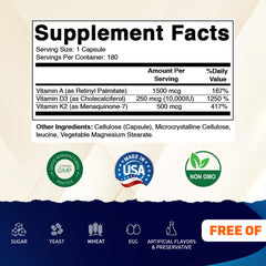 Vitamatic ADK capsules in a glass bottle for vegan, non-GMO daily supplementation
