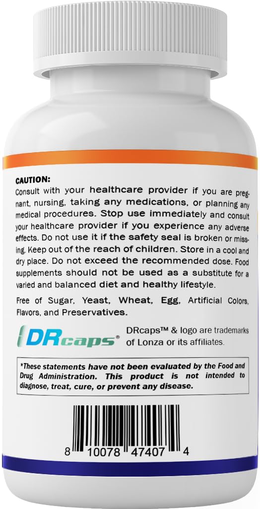 Side view of Vitamatic bottle with branding ready for daily routine.