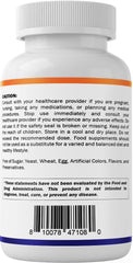 Vitamatic Benfotiamine instruction card image detailing daily intake.