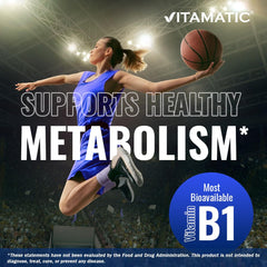 Vitamatic Benfotiamine two-bottles-pack, long-term supplement supply.