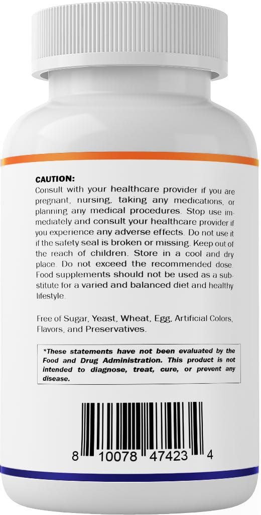 Close-up of berberine and chromium ingredients on the Vitamatic label.