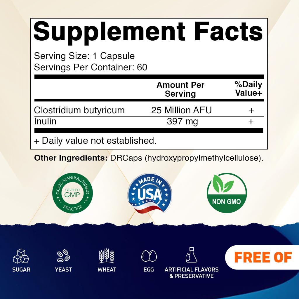 Close-up of Vitamatic 25 Million capsules highlighting delayed-release design