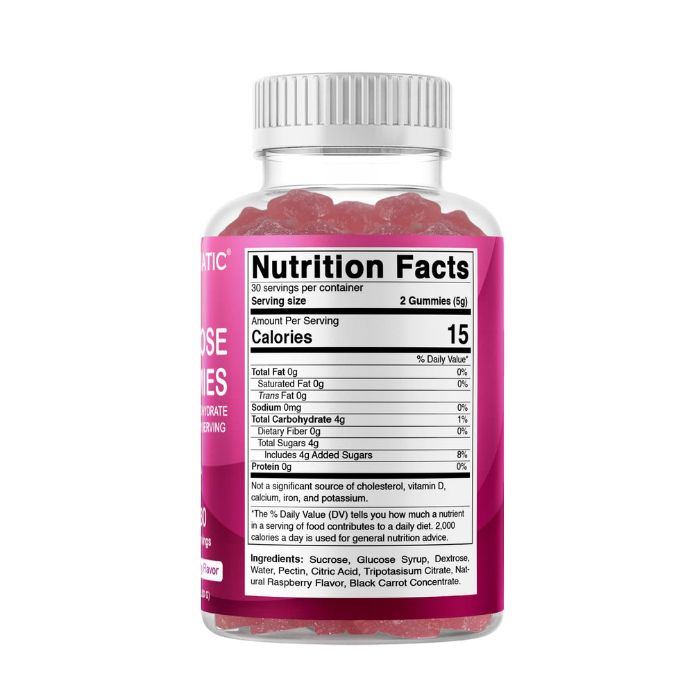 Serving graphic illustrating 4 g carbohydrates per serving