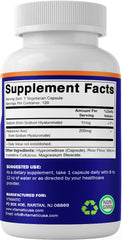 Vitamatic back label shows free-from ingredients