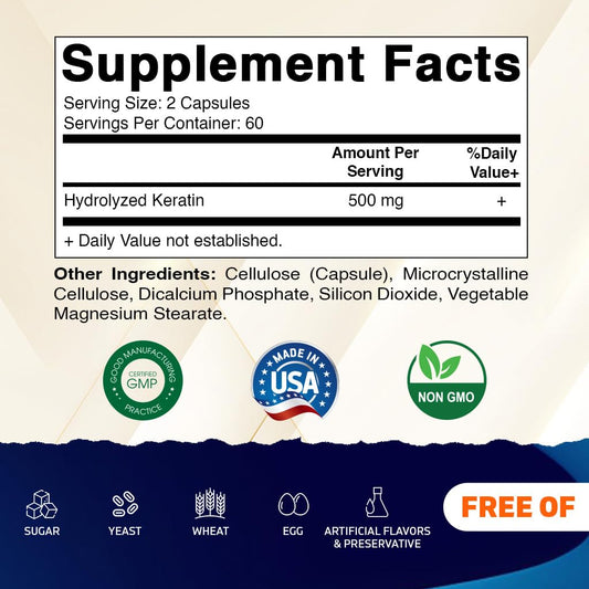 Vitamatic capsules close-up highlighting vegetarian-friendly keratin for adults