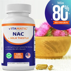 Vitamatic immune support capsules ready for daily wellness routines.
