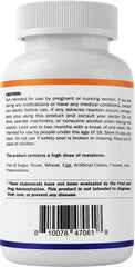 Vitamatic Melatonin 30 mg fast-dissolve tablets in bottle.