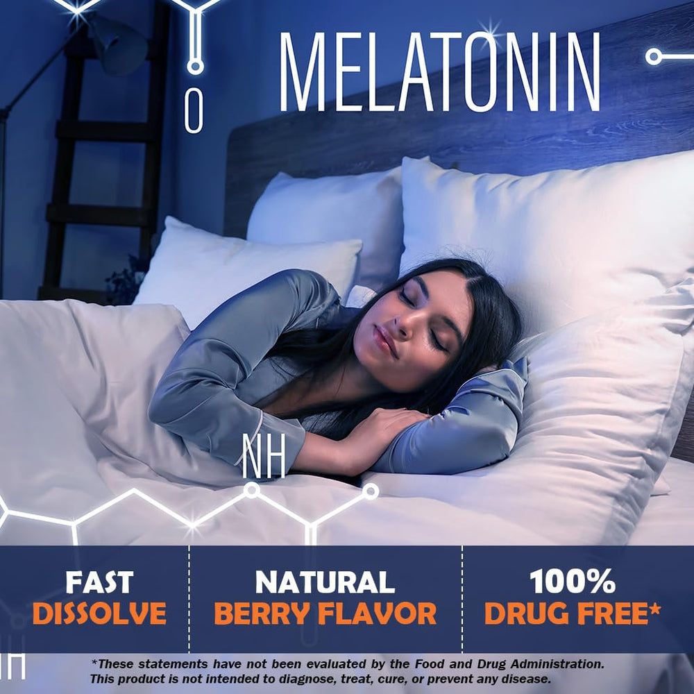 Vitamatic Melatonin 30 mg USA-made label on bottle.
