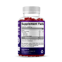 Vitamatic Melatonin Gummies gummy texture close-up for soft chew