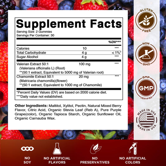 Vitamatic gummies close-up showing soft texture and mixed berry flavor for daily use.