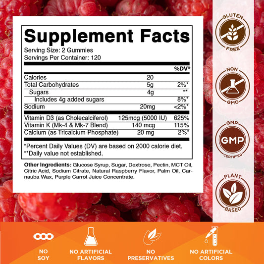 Close-up of Vitamatic gummies bottle showing texture and flavor