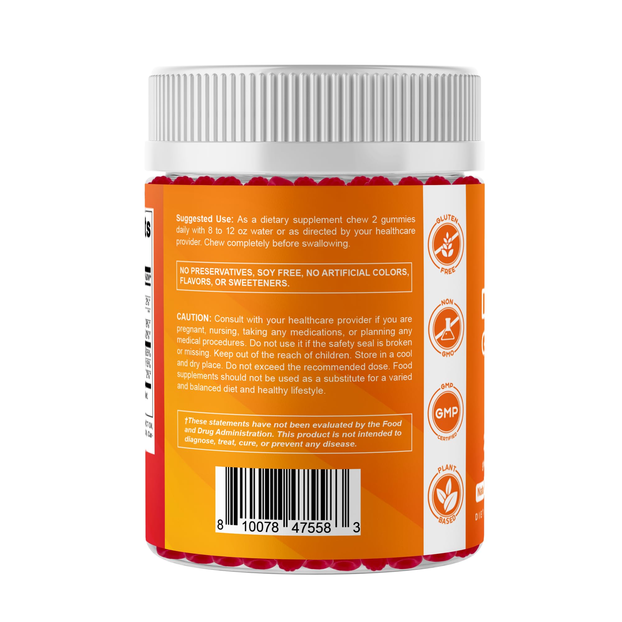 Daily-use reminder image featuring Vitamatic gummies as part of a routine