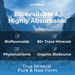 Vitamax Ashwagandha Maca capsules bottle suggests balance and daily vitality support.