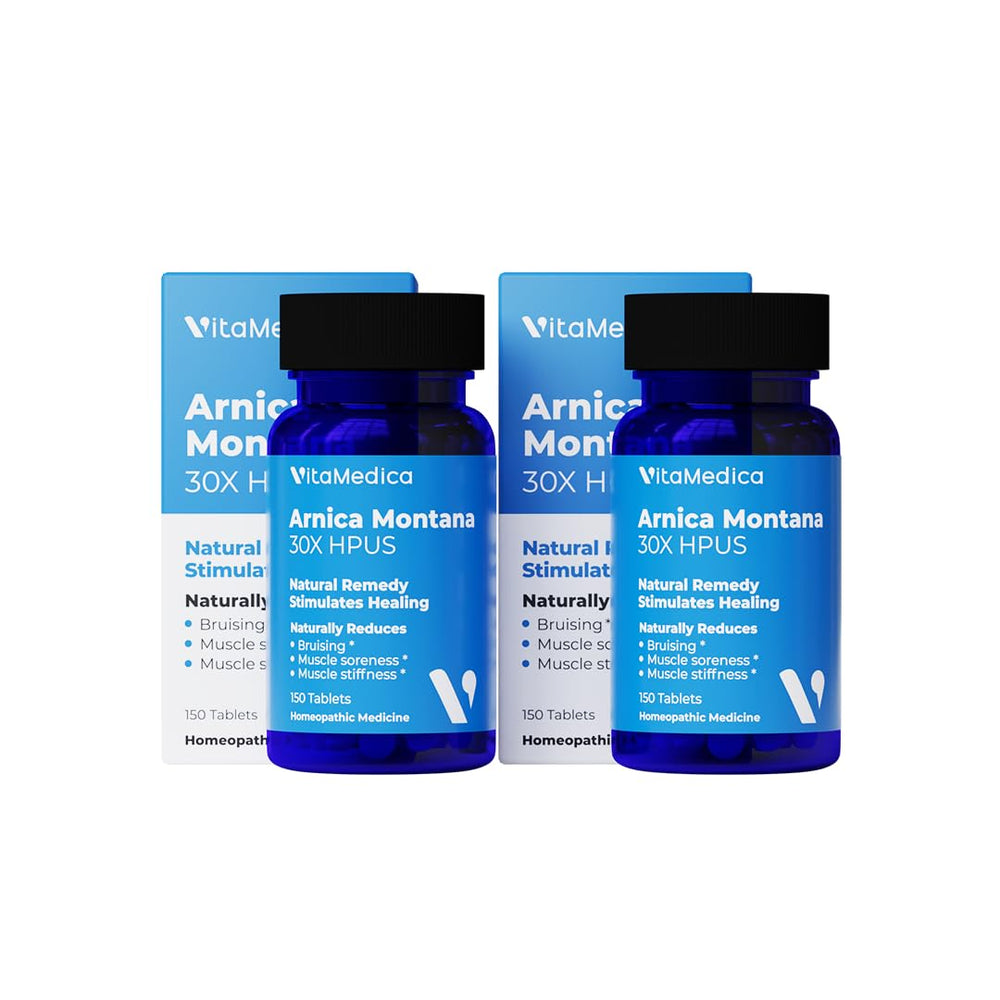 VitaMedica Arnica 30X bottle label close-up for post-surgery support