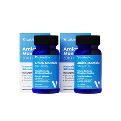 VitaMedica Arnica 30X bottle label close-up for post-surgery support