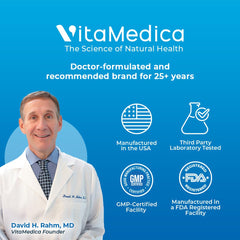 VitaMedica Arnica dosage close-up shows easy consumption