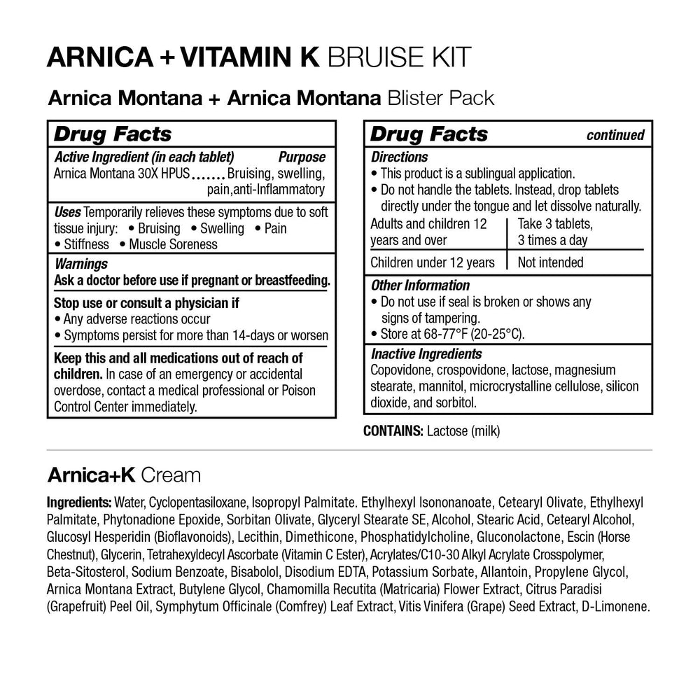 VitaMedica Arnica K Cream applied near eyes for refreshed appearance.