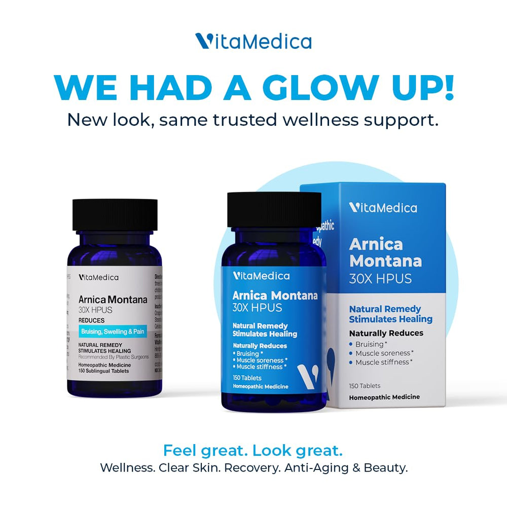 VitaMedica Arnica tablets under tongue ready for easy use