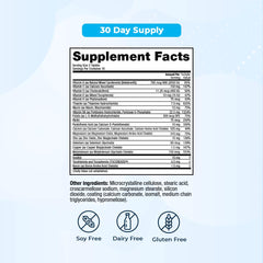 Ingredients panel features D3, K, boron for bone health.
