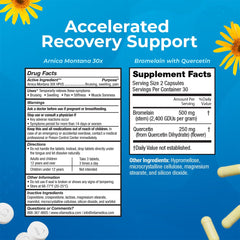 VitaMedica Bromelain Quercetin 500mg capsules with standardized bromelain for reliable activity