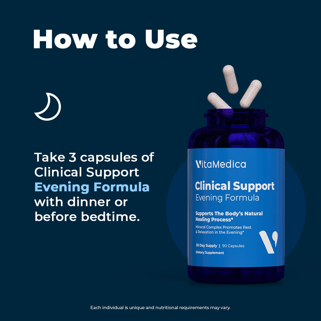 VitaMedica capsules close-up showing easy-to-swallow design.