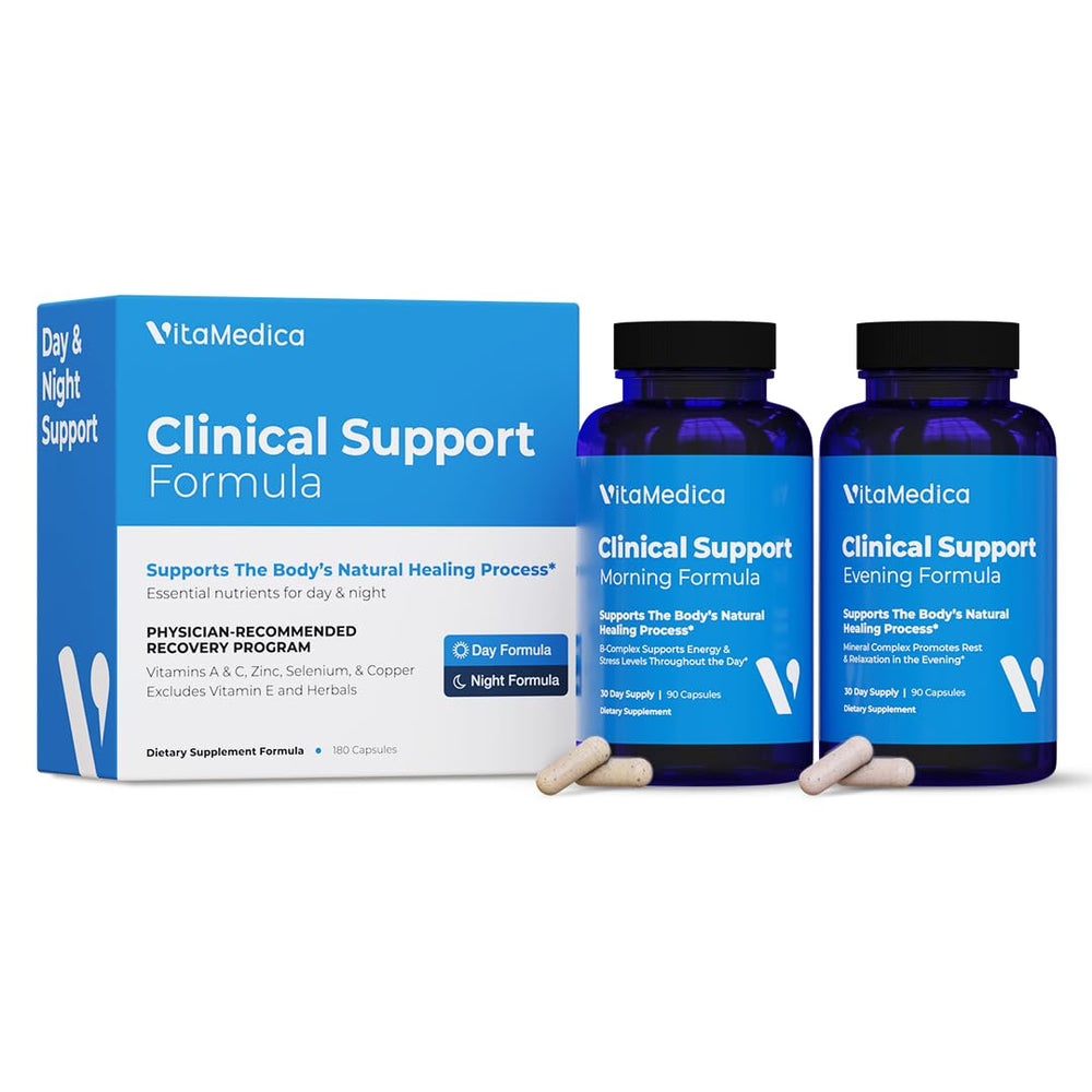 VitaMedica Clinical Support Formula bottle front view for recovery and resilience