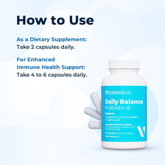 VitaMedica Probiotic-8 capsules with immune-support implications