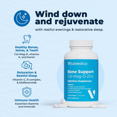VitaMedica Day and Night capsules closeup showing easy-to-take vitamins