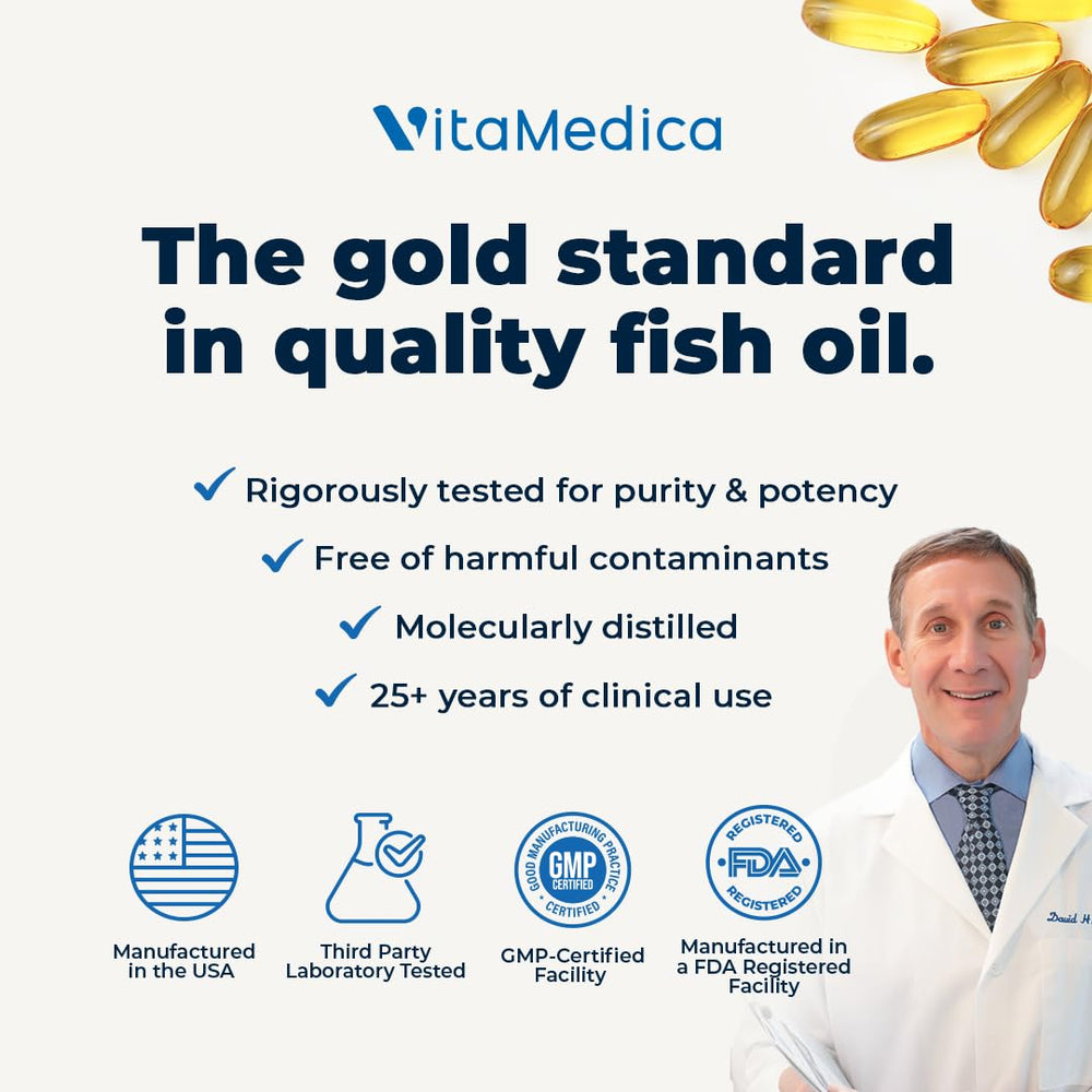 Physician-recommended VitaMedica brand wellness solutions for over 25 years.